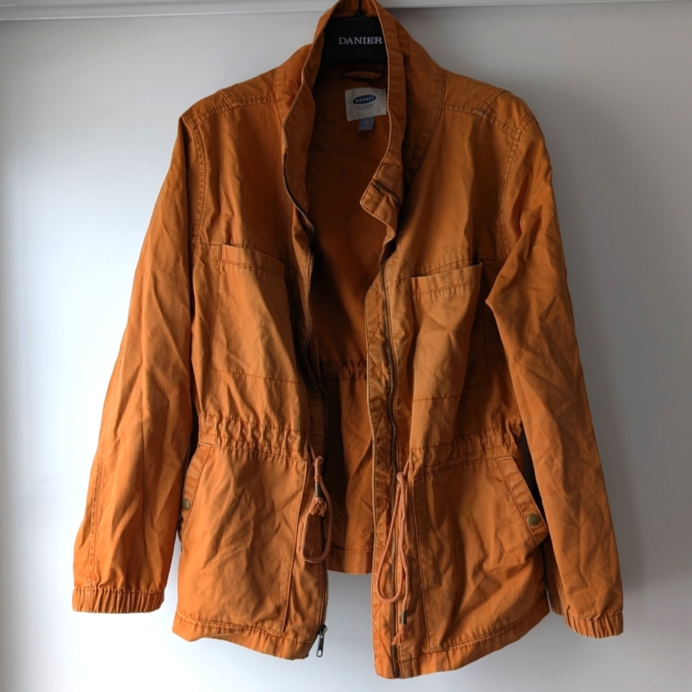 2X Burnt Orange Old Navy Twill Canvas Jacket